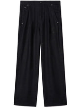 wide leg linen trousers